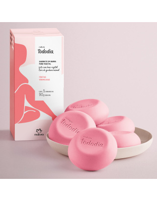 Jabones en barra Frutas Rojas de Natura