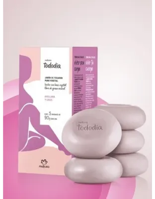 Jabón en barra Avellana y Casis de Natura