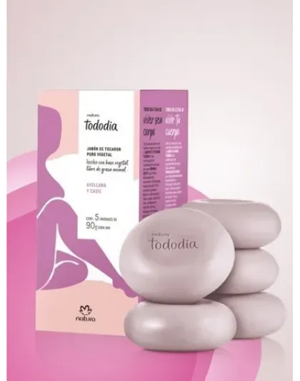 Jabón en barra Avellana y Casis de Natura