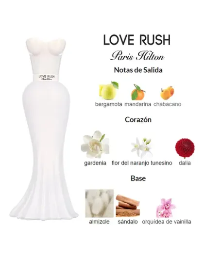 Fragancia Love Rush Women de Paris Hilton