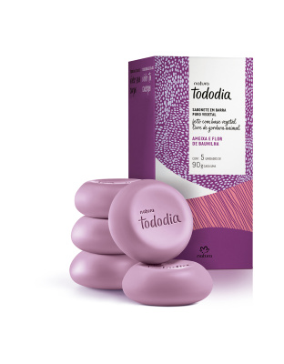 Jabón en barra Ciruela y Flor de Vainilla de Natura