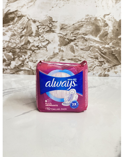 Toallas Femeninas Always Flujo Abundante