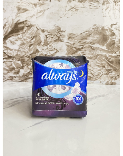 Toallas Femeninas Always Extra Largas