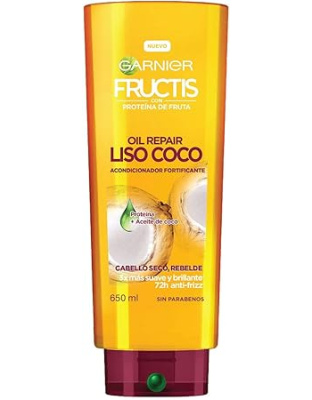 Acondicionador Liso Coco 650ml de Garnier