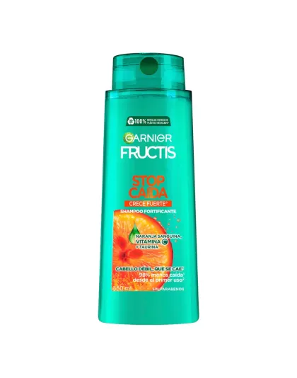 Shampoo Stop Caída Naranja Energizante 650ml Garnier