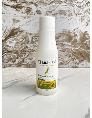 Shampoo Hidratación Total de Aguacate y Macadamia 735ml Shalom