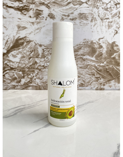 Shampoo Hidratación Total de Aguacate y Macadamia 735ml Shalom