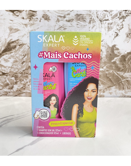 Dúo Shampoo y Acondicionador Skala Mais Cachos