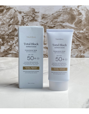 Protector Solar Facial Total Block Antiedad-Matificante 50ml Yanbal