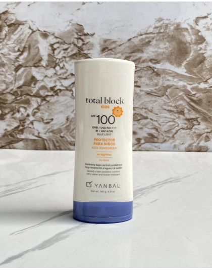 Protector Solar Total Block Kids 140g Yanbal