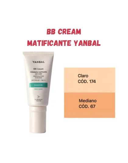 BB Cream Hidratante Matificante Tono medio