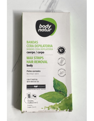 Bandas Depilatorias Corporales Body Natur