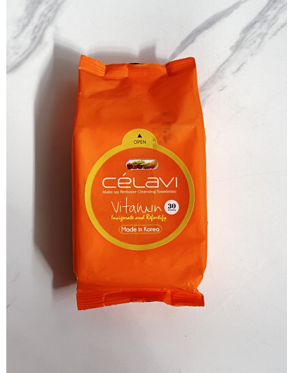 ToallItas Desmaquilantes con Aroma a Frutas Célavi