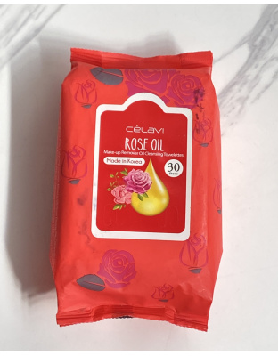 Toallitas Desmaquillantes Rose Oil Célavi