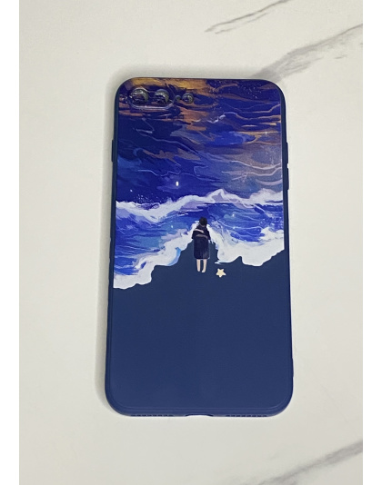 Case Color Azul para iPhone 7p/8p