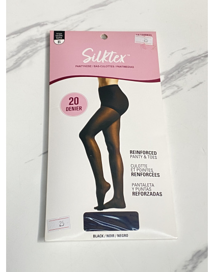 Pantimedias Color Negro Silktex