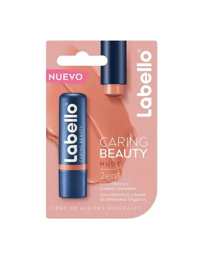 Bálsamo Labial Labello Caring Beauty Nude