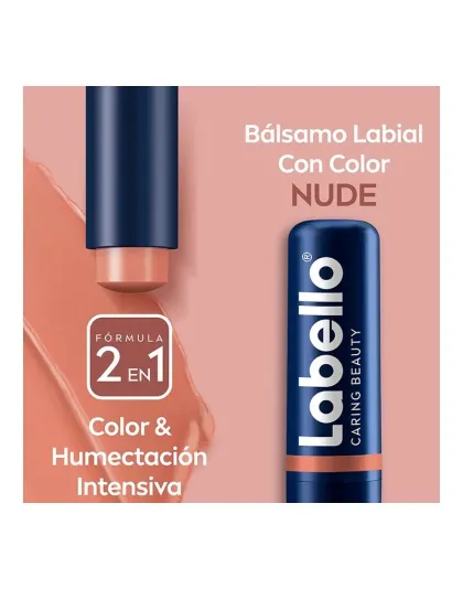 Bálsamo Labial Labello Caring Beauty Nude