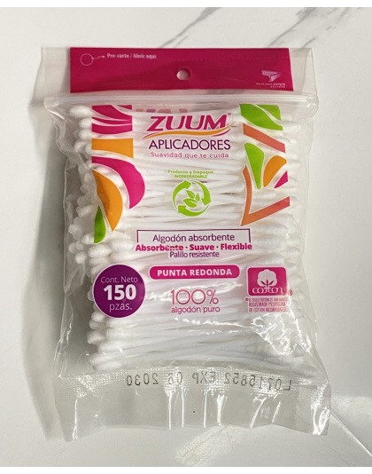 Aplicadores Zuum 150 Piezas