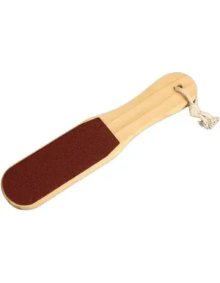 Lima para Pies de Madera Ovalada