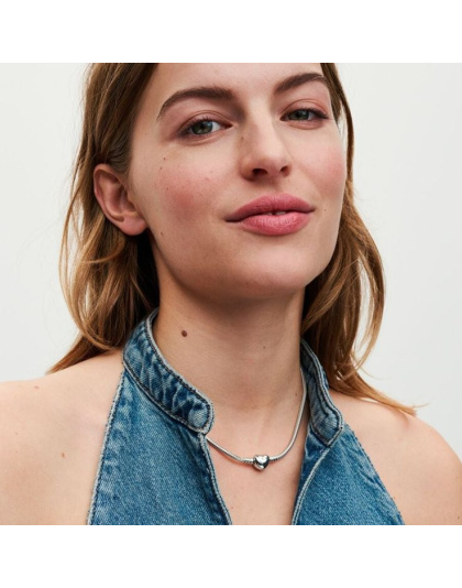 Collar Pandora cierre de corazón