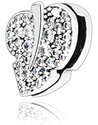 Charm Pandora de hoja de perlas