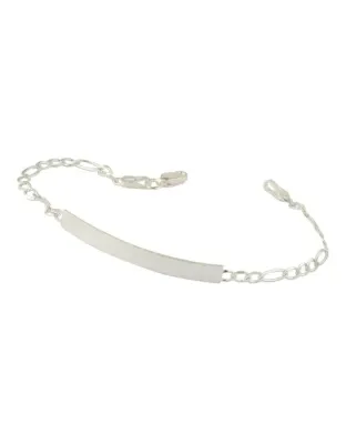 Pulsera de placa para niño Talla 2 años Plata925