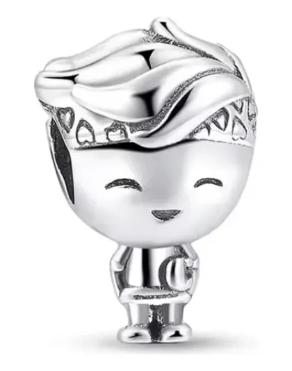 Charm de niño con patineta