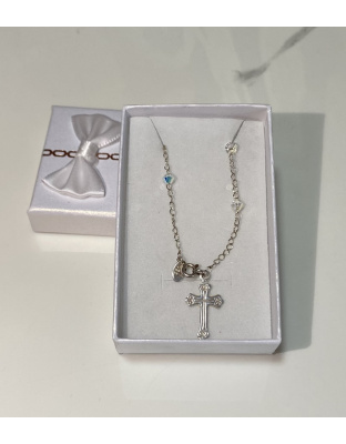 Pulsera rosario de Plata925 Talla 19