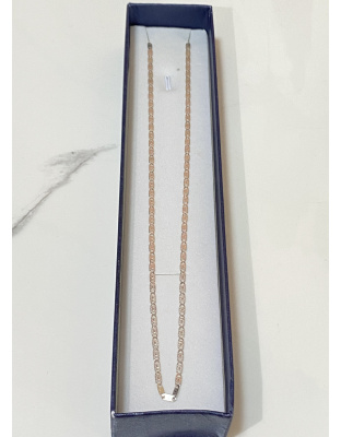 Cadena Eslabón Valentino 70cm Plata925