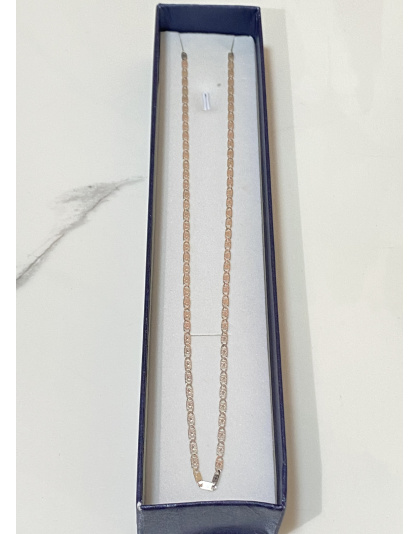 Cadena Eslabón Valentino 70cm Plata925