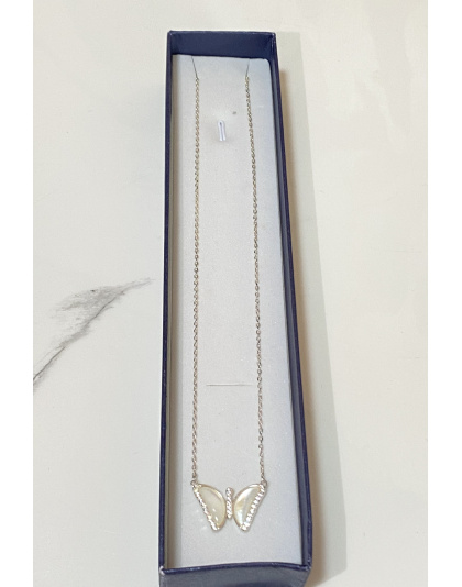 Gargantilla con dije de corazón 45cm Plata925