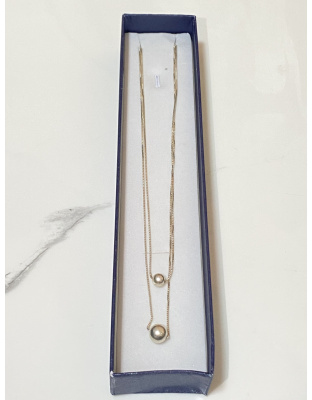 Gargantilla doble 50cm Plata925