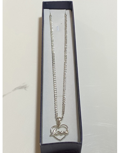 Dije de corazón "Love" Plata925