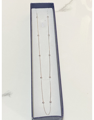 Gargantilla de bolitas 45cm Plata925