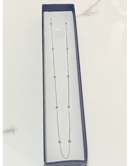 Gargantilla de bolitas 45cm Plata925