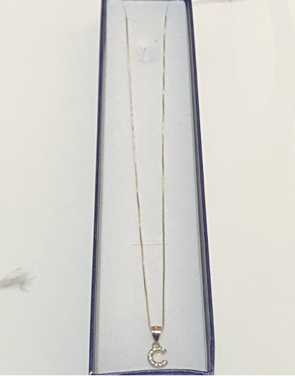 Dije inicial "C" Plata925