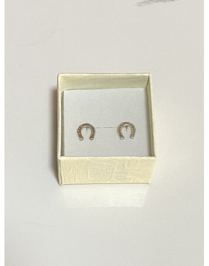 Aretes de herradura Plata925
