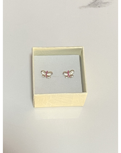 Aretes de mariposa Plata925