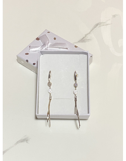 Aretes colgantes de Plata925