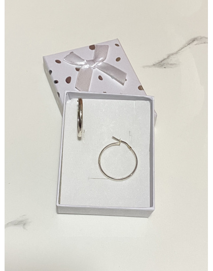 Argollas lisas medianas Plata925