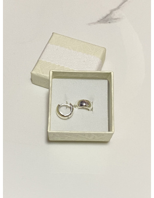 Argollas pequeñas lisas Plata925