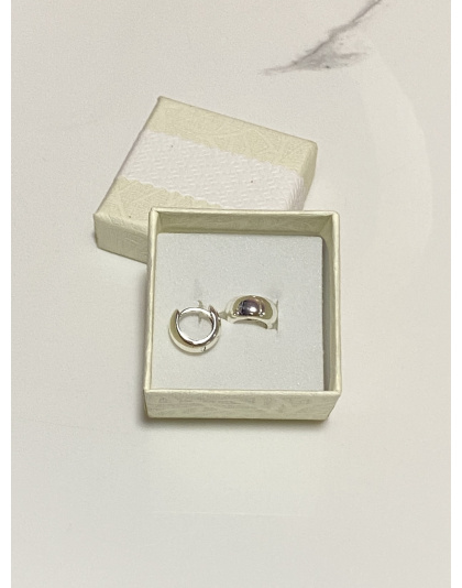 Argollas pequeñas lisas Plata925