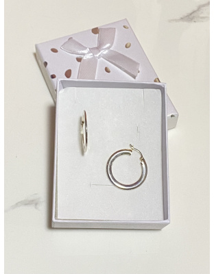 Argollas planas, lisas Plata925