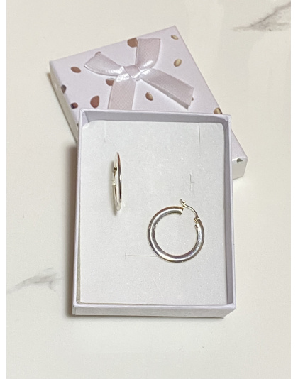 Argollas planas, lisas Plata925