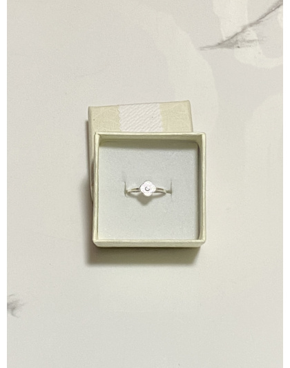 Anillo de flor pequeña Talla 3 Plata925