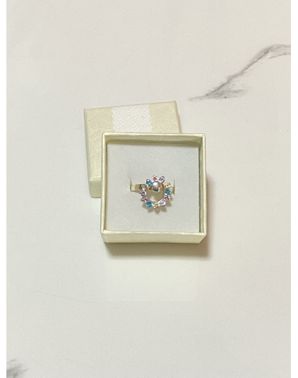 Anillo giratorio antiestrés Talla 8.5 Plata925