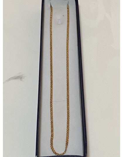 Cadena de eslabón plano bismark 44cm Xuping