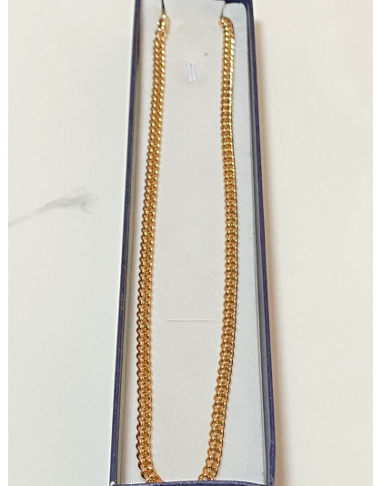 Cadena eslabón barbada 44cm Xuping