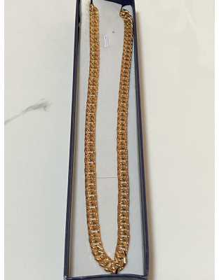 Cadena gruesa de eslabón cubano 48cm Xuping